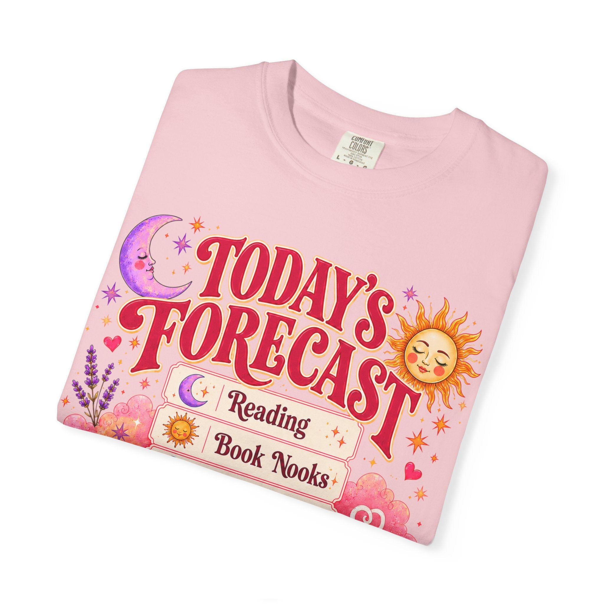 A Bookish Forecast Graphic T-Shirt