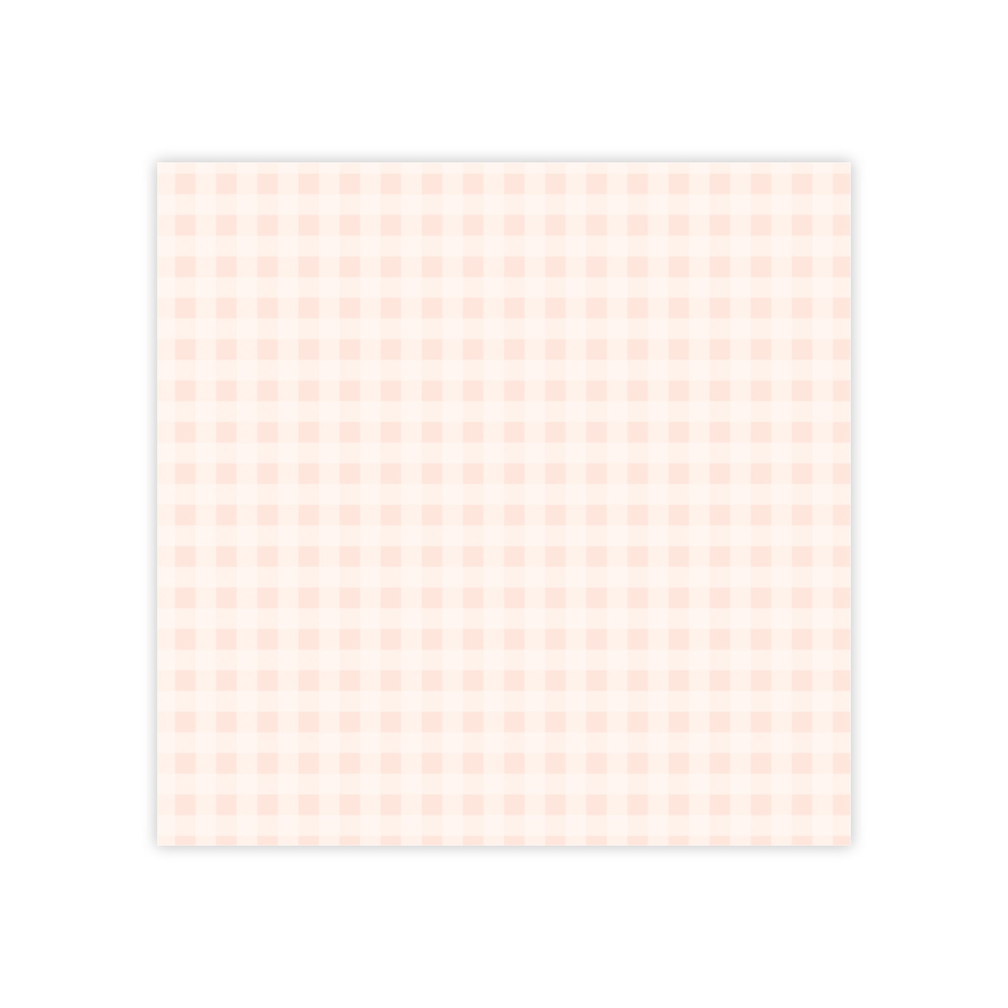 Pink Gingham Post-it® Note Pads