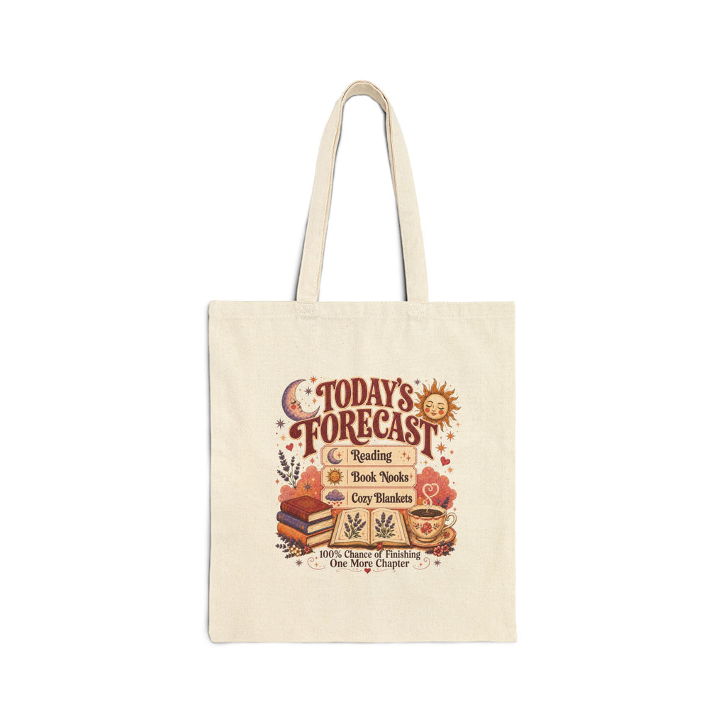 A Bookish Forecast Tote Bag