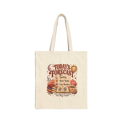A Bookish Forecast Tote Bag