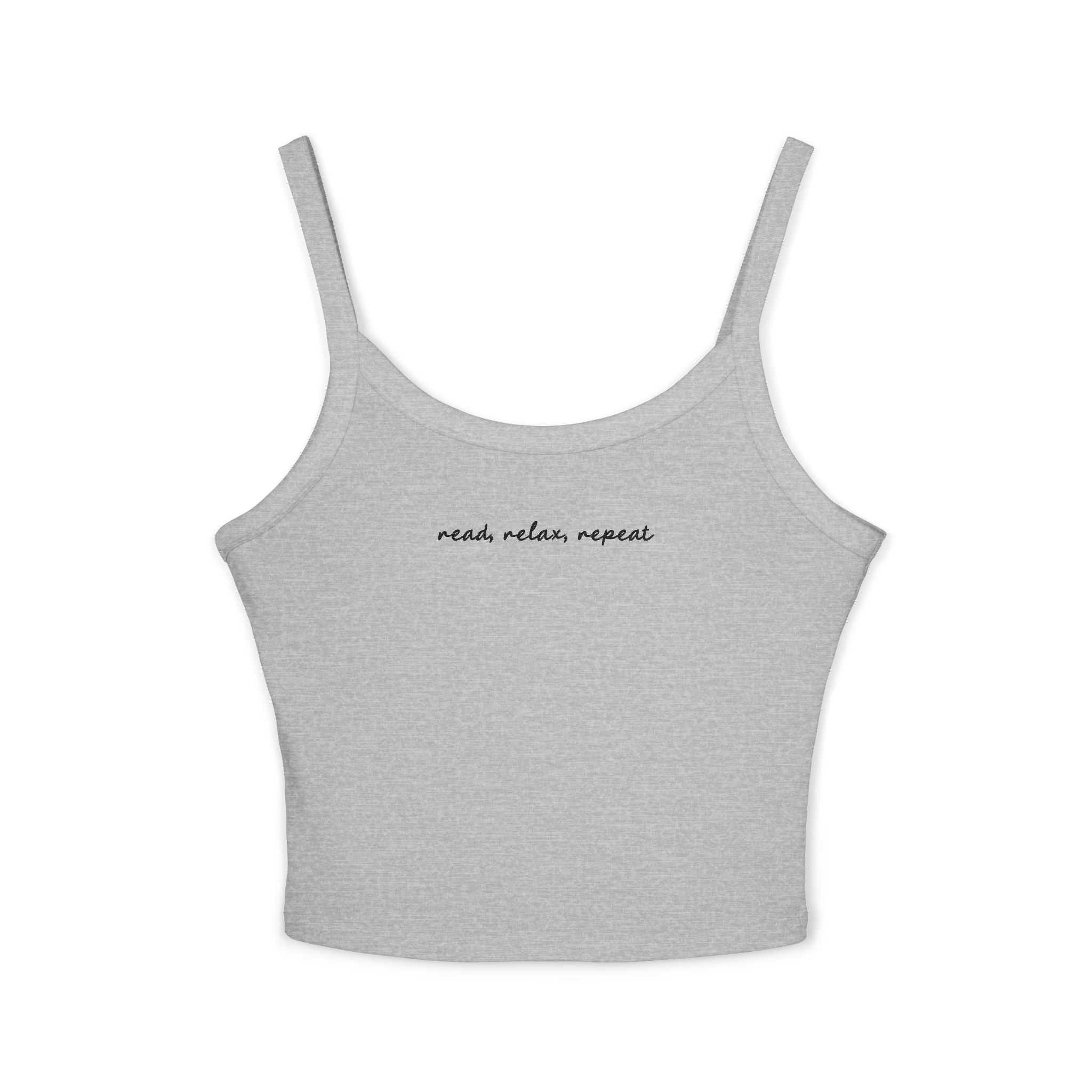 Read, Relax, Repeat | Women's Spaghetti Strap Tank Top
