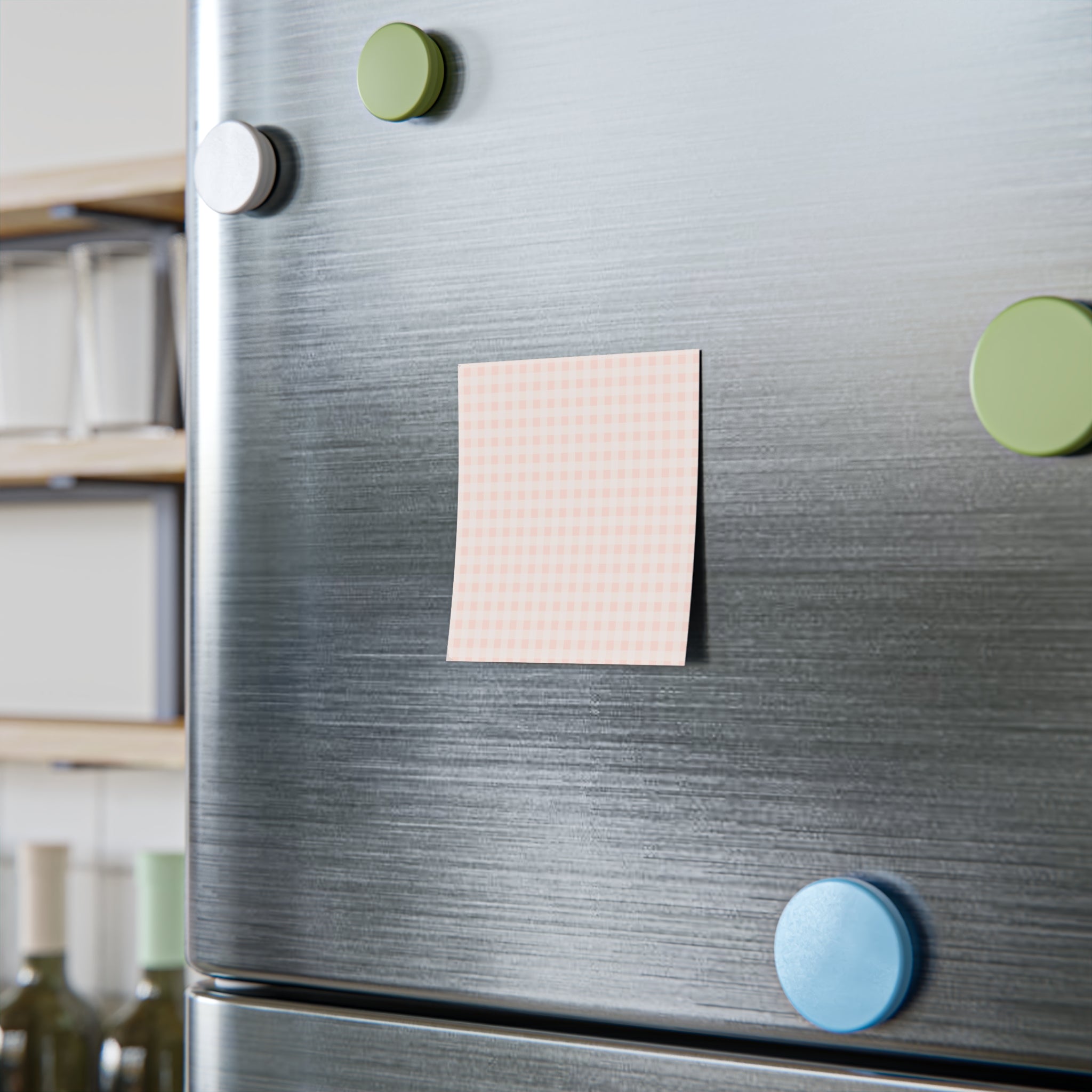 Pink Gingham Post-it® Note Pads