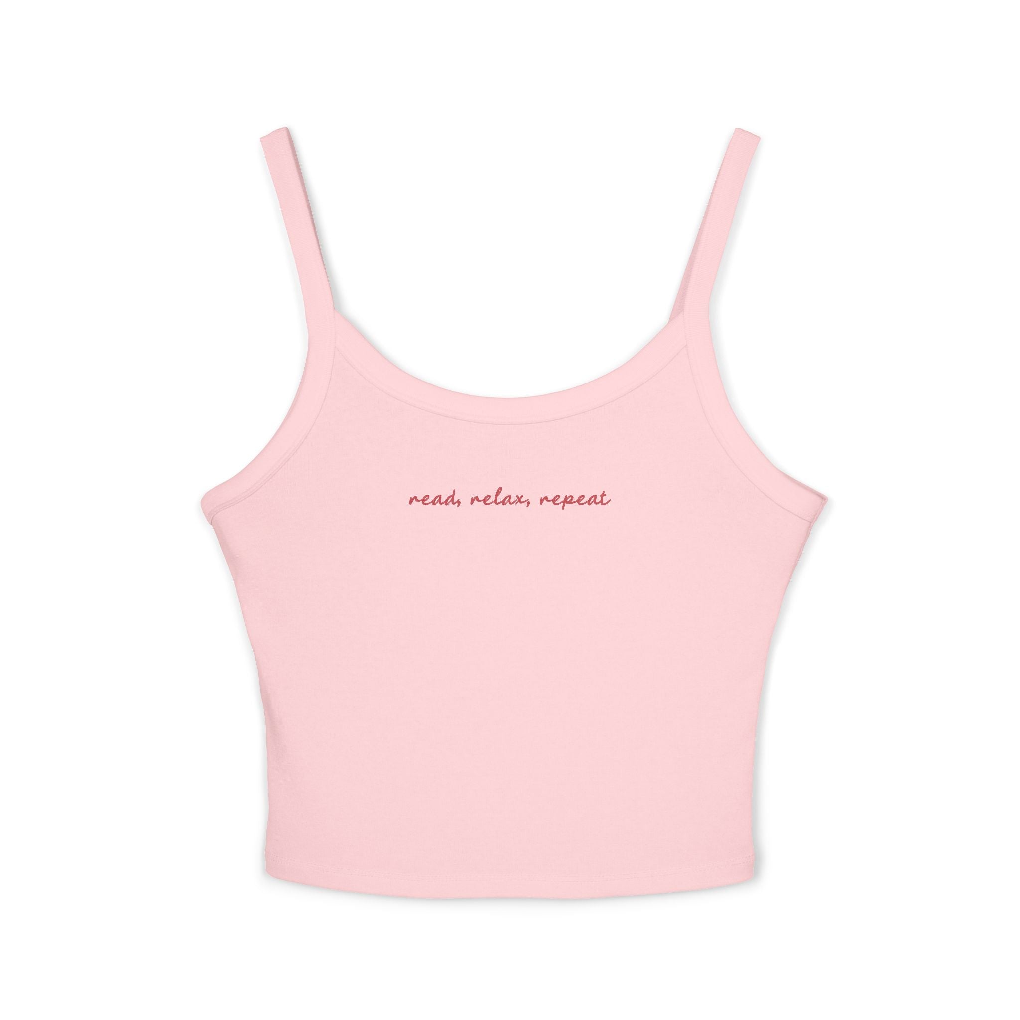 Read, Relax, Repeat | Women's Spaghetti Strap Tank Top