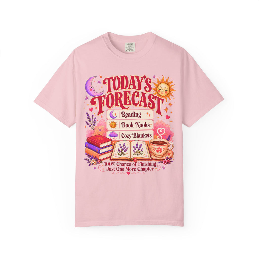 A Bookish Forecast Graphic T-Shirt