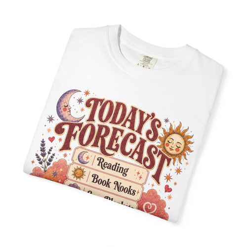 A Bookish Forecast Graphic T-Shirt